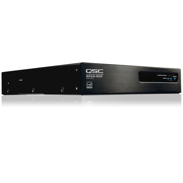 Main product image for QSC SPA Series SPA2-200 2 Channel EnergyStar 70V/100V/8 Ohm/4 Ohm Amplifier245-649